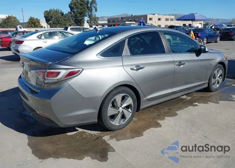 2017 Hyundai Sonata Plug-In Hybrid из США, поврежденный, VIN KMHE14L26HA074323